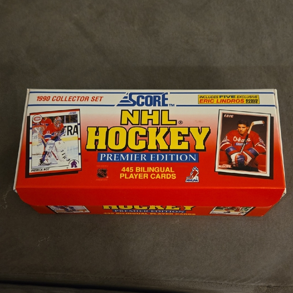 NHL Score 1990 Hockey Premier Edition Card Set